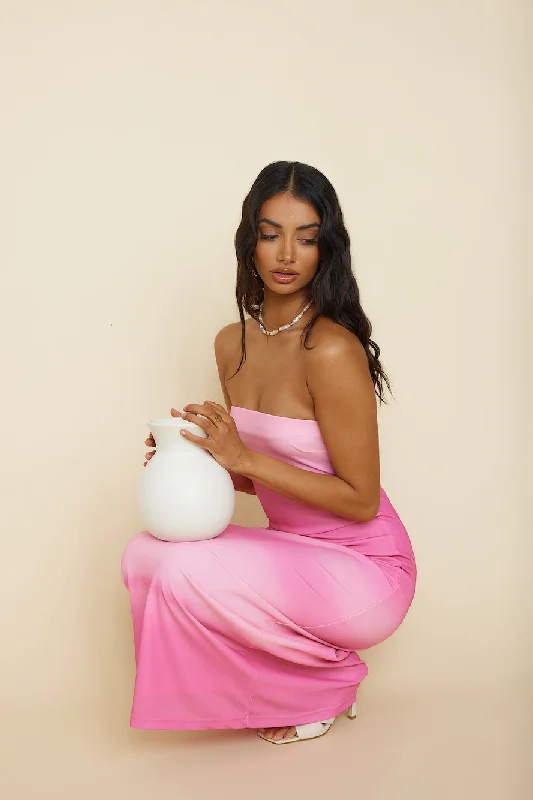 Best Price of the Season!Infinite Light Midi Dress Pink