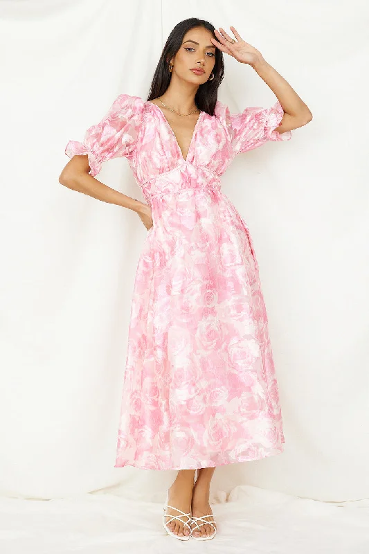 Find Your Perfect Deal Today!My Juliet Midi Dress Pink