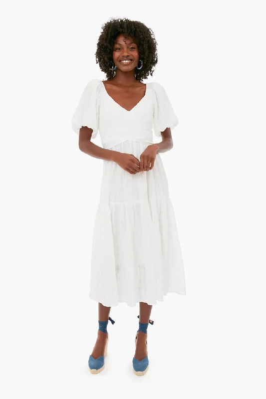 Everything Must Go!White Sydney Midi Dress