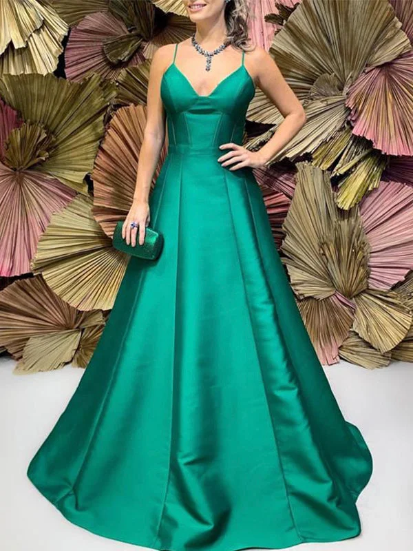 Don’t Wait – Shop Today!A-line Formal Green Satin Modest Long Prom Dresses, Evening Dresses PD177 Don’t Wait – Shop Today!A-line Formal Green Satin Modest Long Prom Dresses, Evening Dresses PD177
