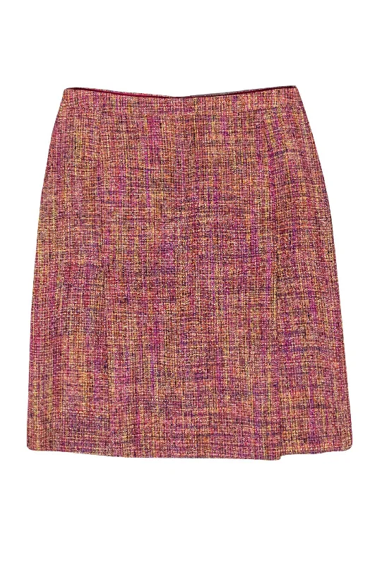 Best Offers of the Month!BCBG Max Azria - Multicolored Metallic Tweed Vented Skirt Sz 4 Best Offers of the Month!BCBG Max Azria - Multicolored Metallic Tweed Vented Skirt Sz 4