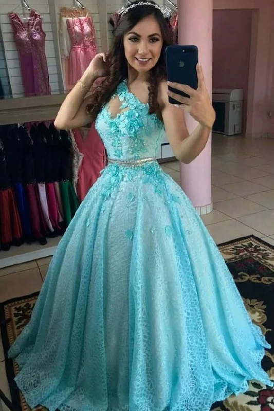 Bigger Savings, Better Shopping!Blue Lace One Shoulder Two Pieces Long Prom Dress cg19779 Bigger Savings, Better Shopping!Blue Lace One Shoulder Two Pieces Long Prom Dress cg19779