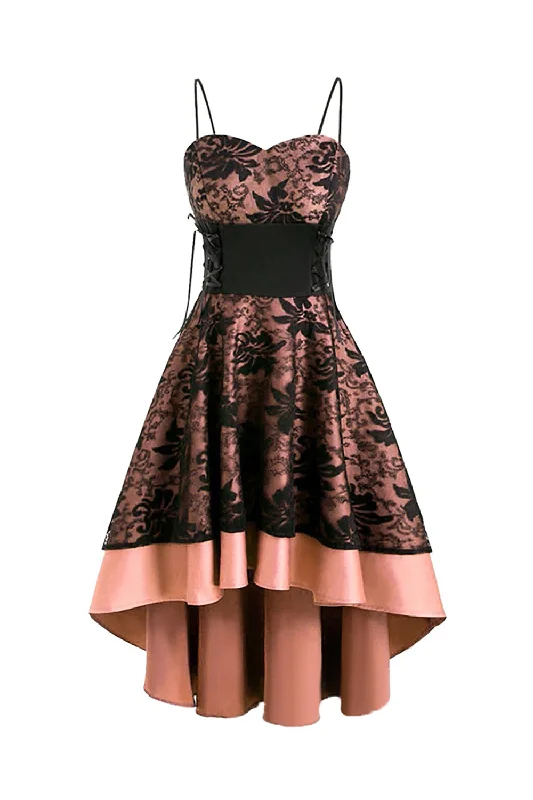 Save More Than Ever!Blush Lace High-low Halloween Dress