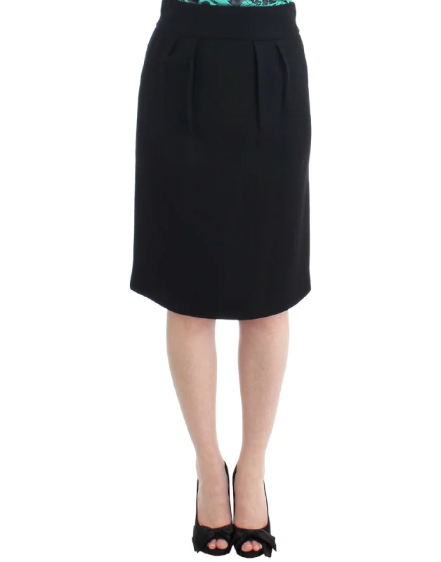 Find Your Perfect Deal Today!Cavalli Elegant  Wool Pencil Women's Skirt