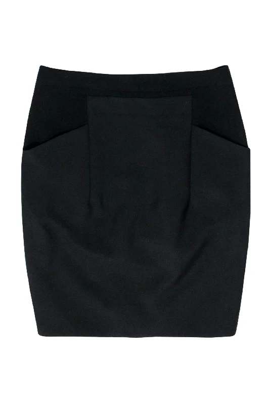 Score Big Savings Today!Chloe - Black Pencil Skirt w/ Pockets Sz 6
