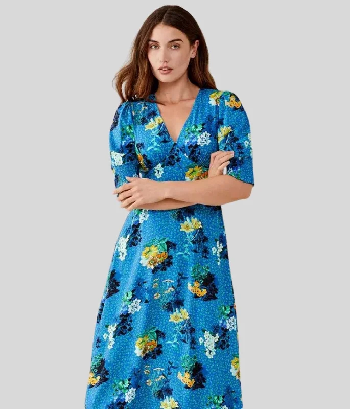 Get More for Less!Deena Floral Midi Dress 8 10