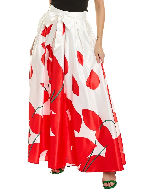 Flash Deals – Act Quickly!Gracia Pleated Satin Maxi Skirt
