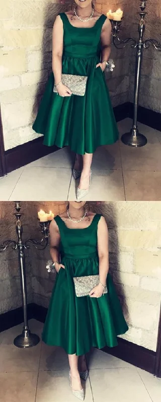 Score Huge Discounts Today!Green Round Neck Short Prom Dresses     cg19840