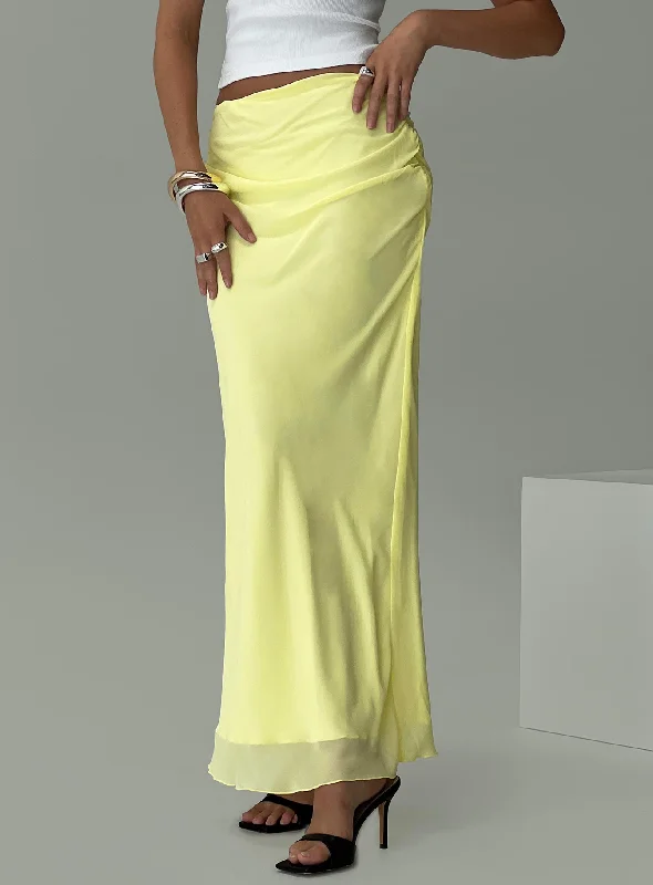 Snag the Best Prices Now!Herrera Maxi Skirt Yellow