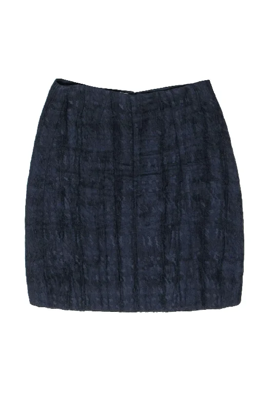 Your Shopping Wish, Our Discount Command!Marni - Navy Metallic Textured Miniskirt Sz 4 Your Shopping Wish, Our Discount Command!Marni - Navy Metallic Textured Miniskirt Sz 4
