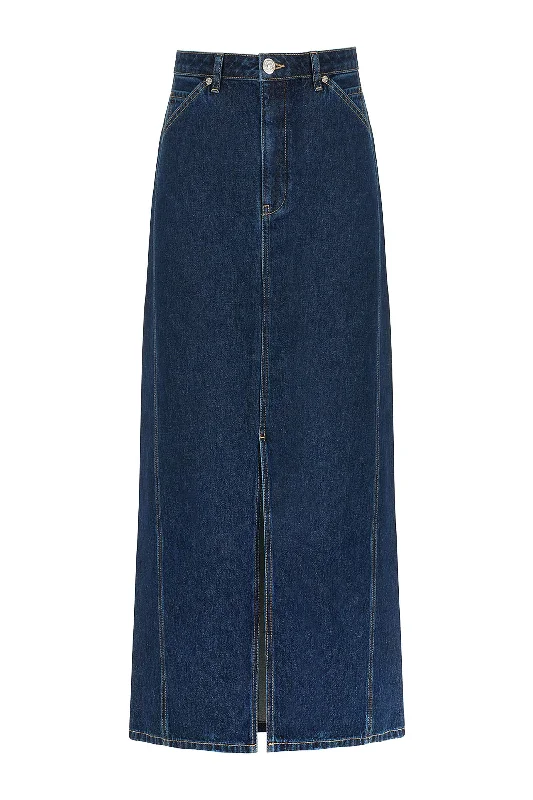 Buy More, Save More!Midi Denim Skirt