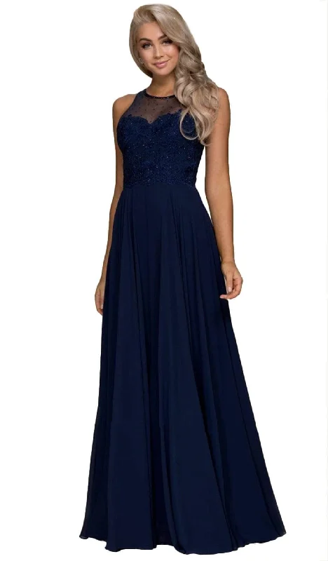 Act Fast – Limited Time Savings!Nox Anabel - Y009 Jeweled Lace Bodice Chiffon A-Line Evening Gown Act Fast – Limited Time Savings!Nox Anabel - Y009 Jeweled Lace Bodice Chiffon A-Line Evening Gown
