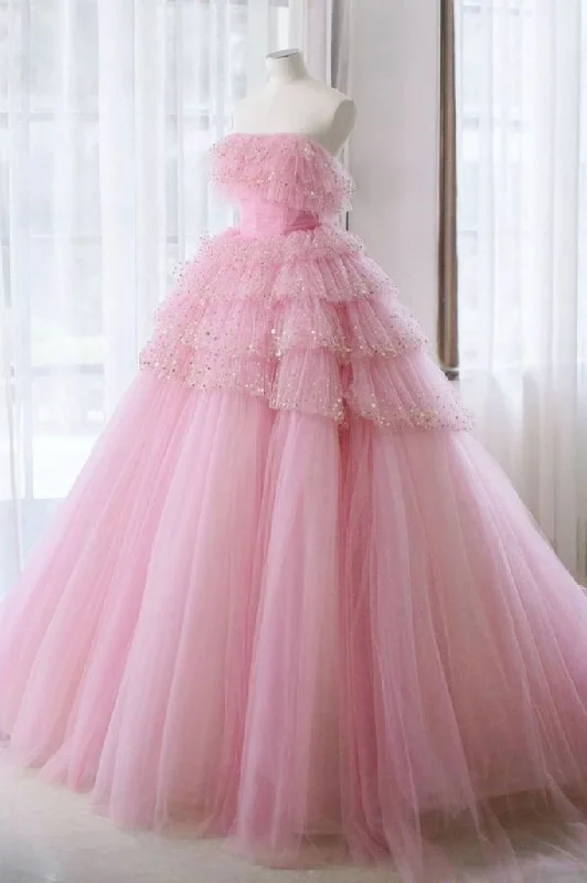 Shop the Hottest Deals!PINK TULLE LACE LONG PROM DRESS PINK TULLE EVENING DRESS cg19839 Shop the Hottest Deals!PINK TULLE LACE LONG PROM DRESS PINK TULLE EVENING DRESS cg19839