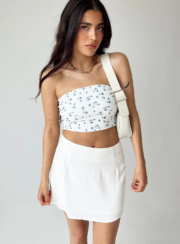 Seasonal Sale – Shop Now!Selby Mini Skirt White Petite