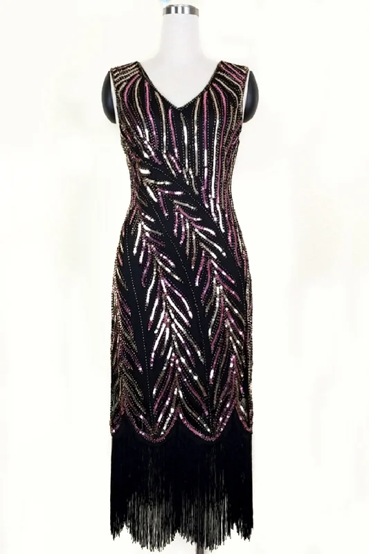 Your Shopping Spree Starts Here!Sequin Great Gatsby Dress with Fringes