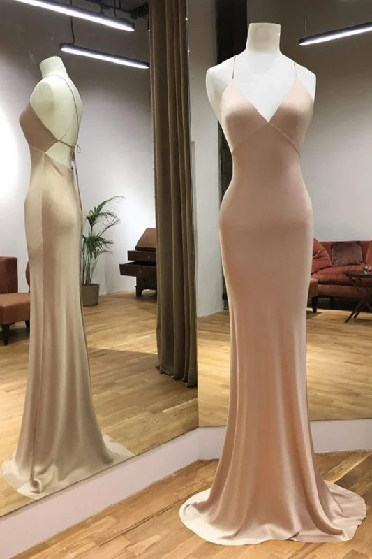 Limited Deals, Unlimited Savings!simple halter mermaid prom dress 2021, cheap long prom dress, straps long formal dress, cg19897 Limited Deals, Unlimited Savings!simple halter mermaid prom dress 2021, cheap long prom dress, straps long formal dress, cg19897
