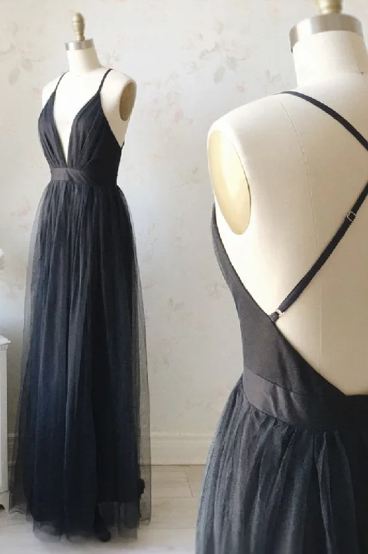 Your Shopping Wish, Our Discount Command!Simple v neck tulle long prom dress evening dress cg19818 Your Shopping Wish, Our Discount Command!Simple v neck tulle long prom dress evening dress cg19818