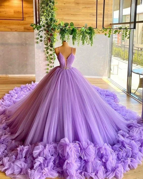 Your Favorite Items on Sale Now!Spaghetti Straps Lavender Beading Bodice Tulle Evening Prom Dress with Handmade Flowers cg19870 Your Favorite Items on Sale Now!Spaghetti Straps Lavender Beading Bodice Tulle Evening Prom Dress with Handmade Flowers cg19870