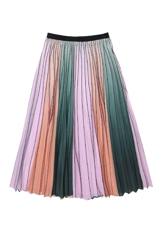 More Discounts, More Joy!Ted Baker - Pink, Peach & Green Ombre Accordion Pleated Maxi Skirt Sz 4 More Discounts, More Joy!Ted Baker - Pink, Peach & Green Ombre Accordion Pleated Maxi Skirt Sz 4