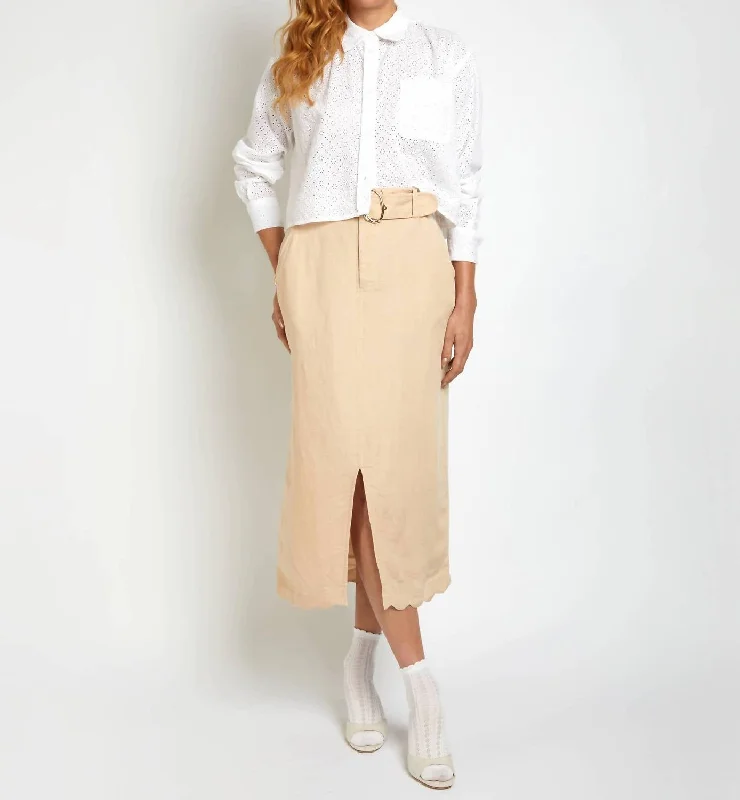 Your Discount is Waiting!The Sarita Skirt In Natural