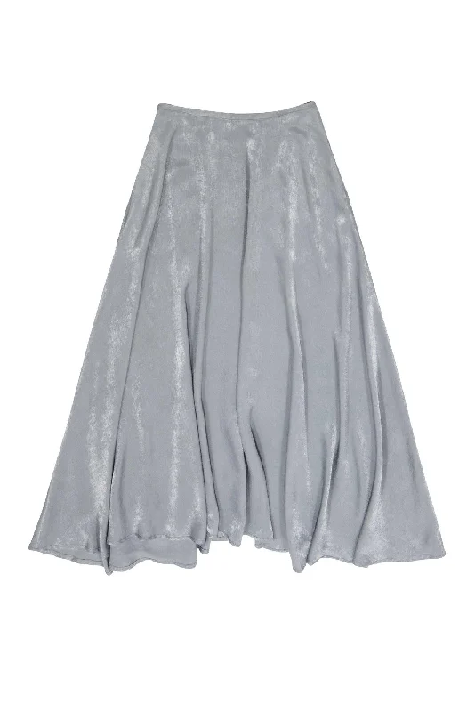 Exclusive Savings This Week!Toit Volant - Sage Green Satin Midi Skirt Sz S
