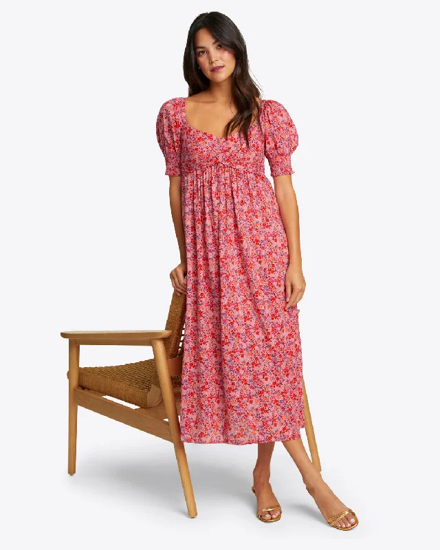 Find the Best Deals Here!Tye Midi Dress in Pansy Floral