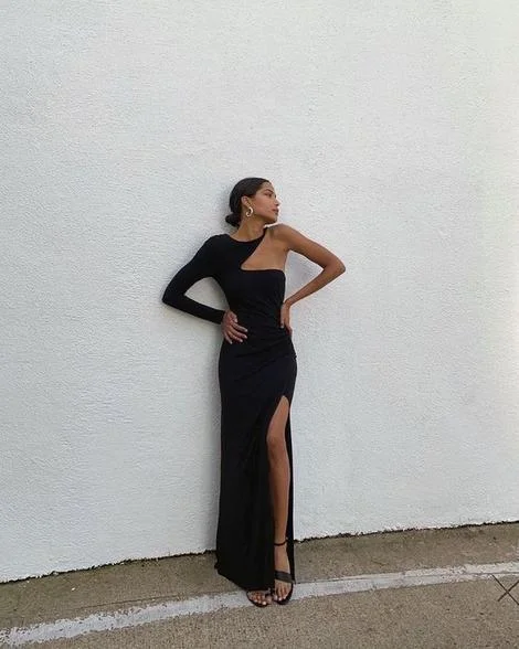 Amazing Prices You Can’t Resist!Unique black long prom dress    cg19783