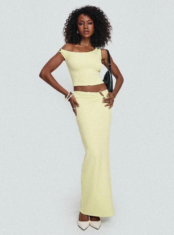 Price Drops You’ll Love!Whiley Maxi Skirt Cream