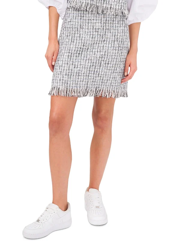 Your Favorite Sale is Back!Womens Tweed Above Knee Mini Skirt