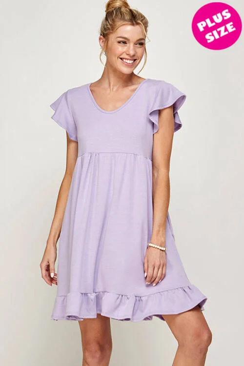 Your Favorite Sale is Back!RUFFLE SHORT SLEEVE DRESS