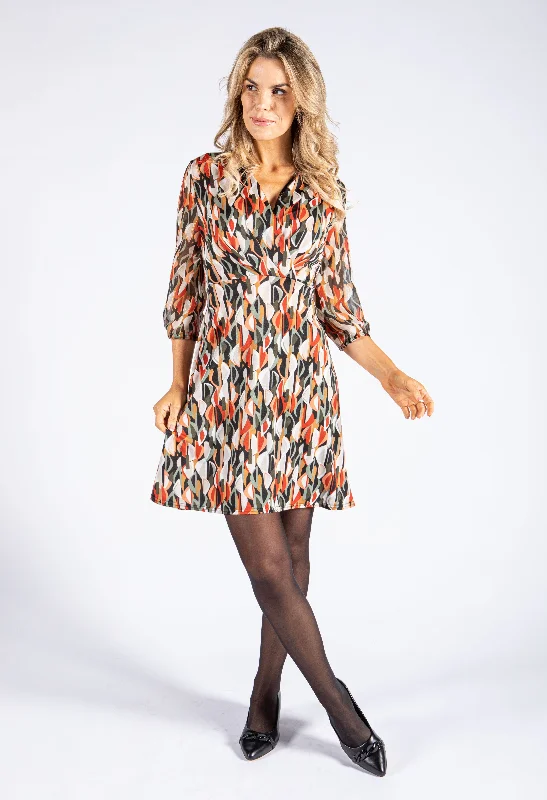 Hurry! While Supplies Last!Abstract Print Dress