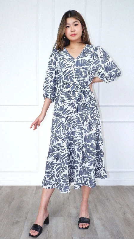 Grab Yours Before It’s Too Late!Adrianna Printed Midi Tiers Dress