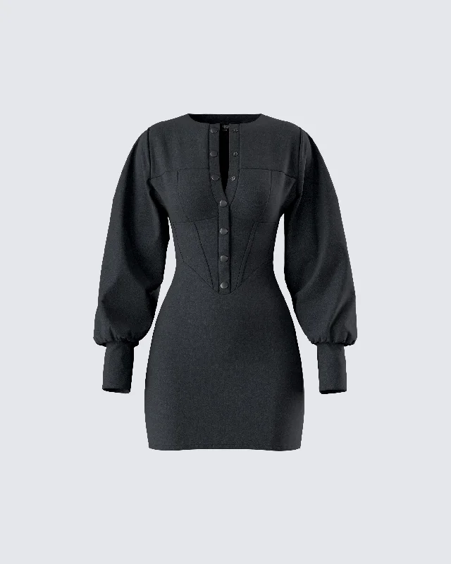The Best Deals Won’t Wait!Alice Black Mini Dress