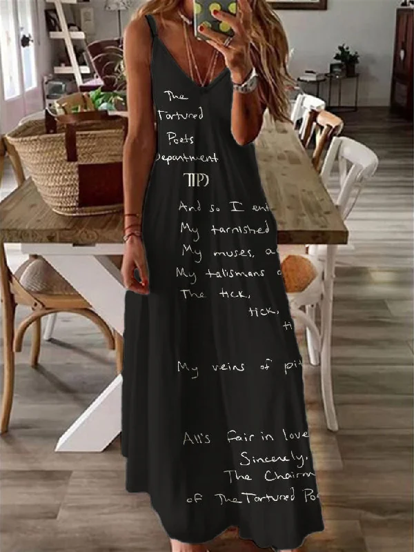 Price Drop Alert!All's Fair In Love And Poetry New Album Era Cami Maxi Dress