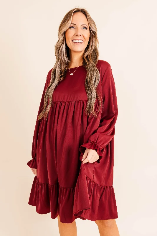 Save More with Every Purchase!Casual Beauty Dress, Red