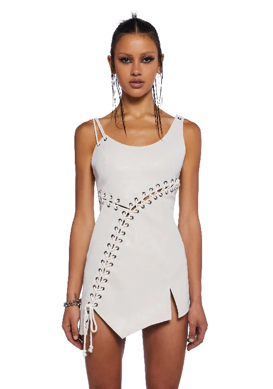 Shop Smart, Save Big!Chamber Lace-Up Mini Dress