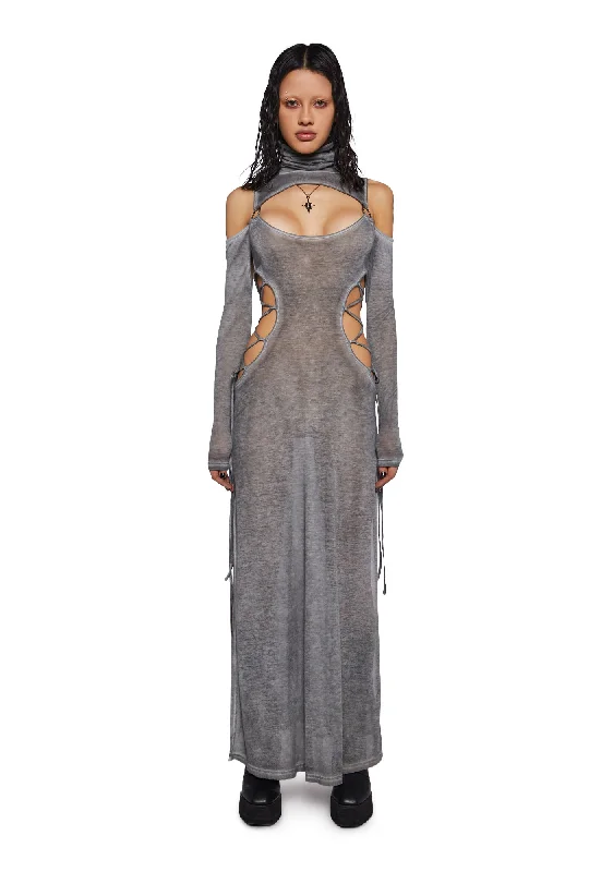 Score Huge Discounts Today!Crossfade Lace Up Maxi Dress