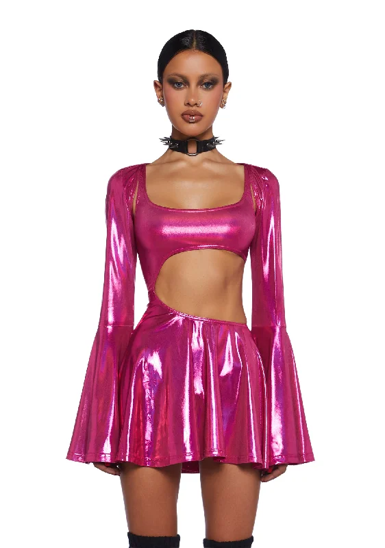Grab Yours Before It’s Too Late!Disco Dazzler Mini Dress And Shrug Set