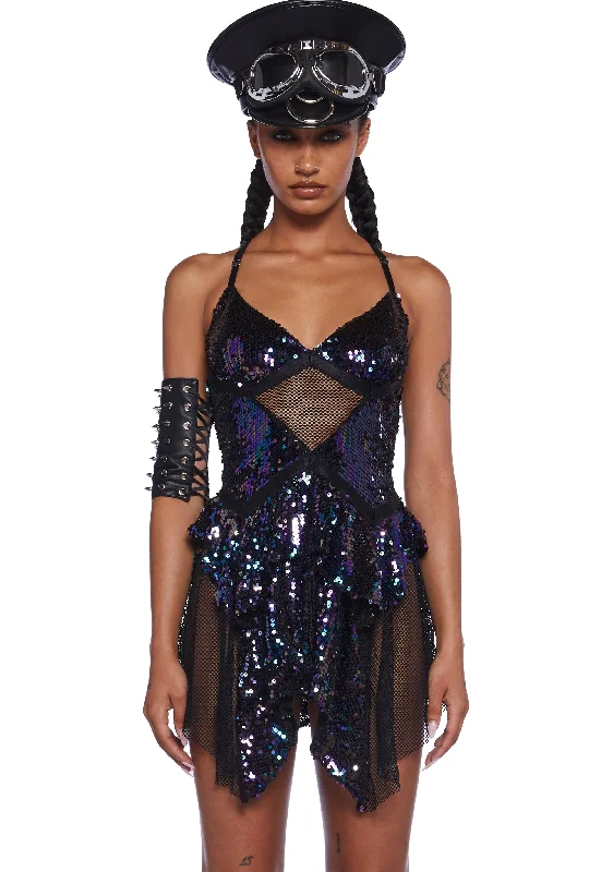 Your Wallet Will Thank You!Fantastical Firefly Mini Dress - Black