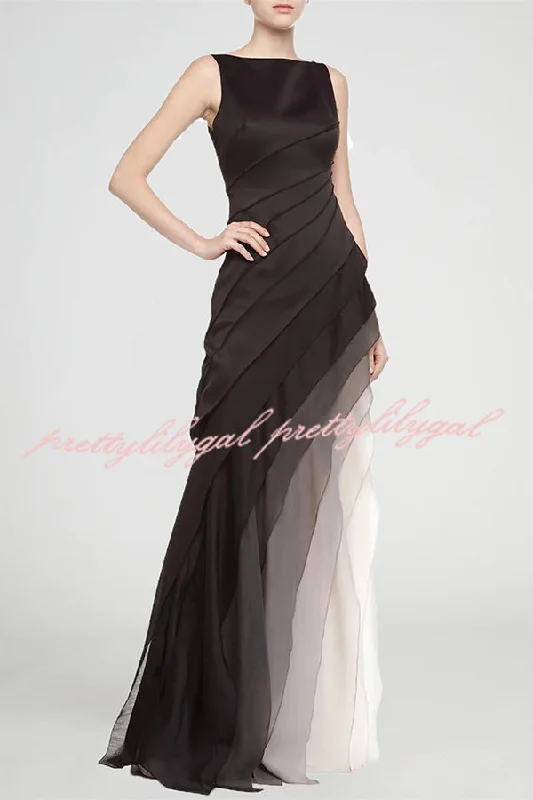 Today Only – Don’t Miss It!Elegant and Mysterious Tulle Gradient Cascading Design Gown Maxi Dress Today Only – Don’t Miss It!Elegant and Mysterious Tulle Gradient Cascading Design Gown Maxi Dress