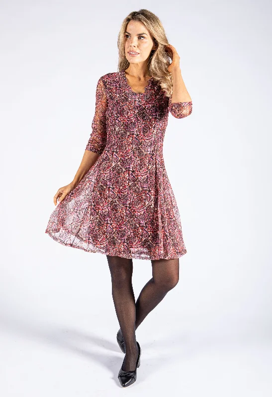Your Chance to Save is Now!Floral Lace Print Dress