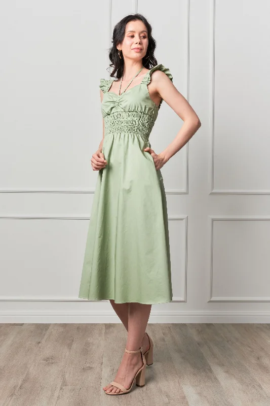 Unmissable Offers Await!Gisele Ruched Midi Dress