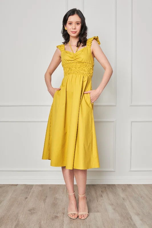 Best Deals Just for You!Gisele Ruched Midi Dress
