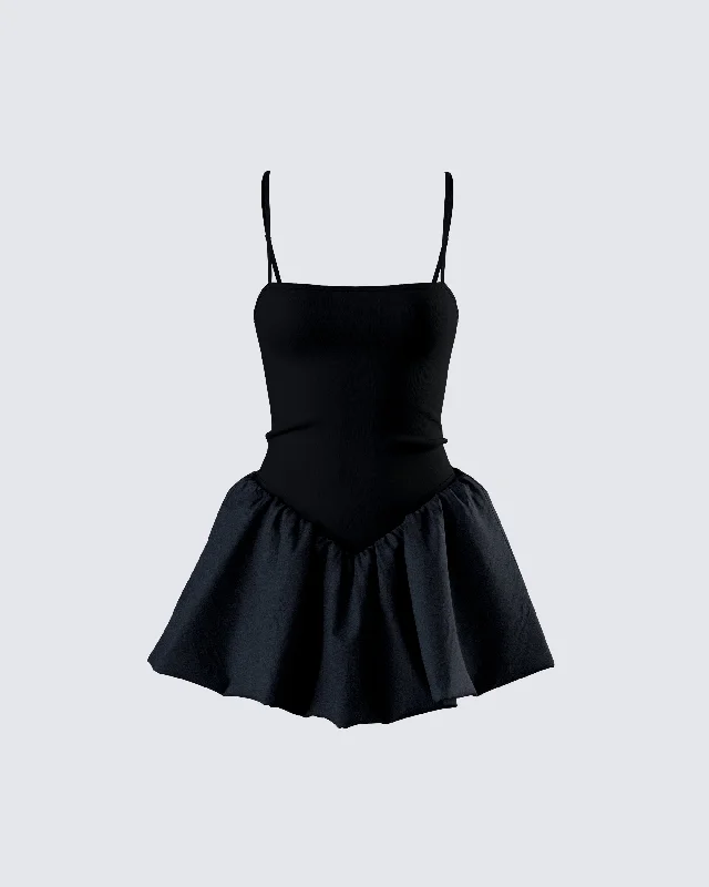 Enjoy Huge Discounts Now!Hadley Black Bubble Mini Dress