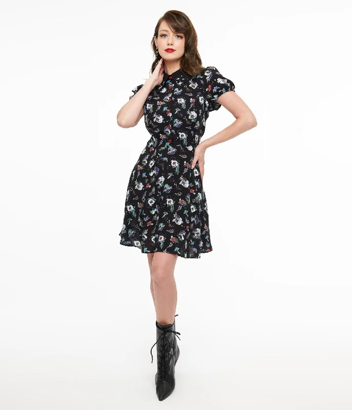 Hurry! While Supplies Last!Hell Bunny Witchy Woodland Amanita Mini Dress