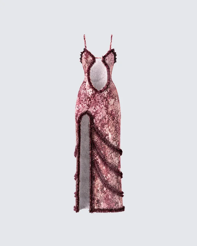 Today’s Deals, Tomorrow’s Regrets!Javana Serpent Print Maxi Dress