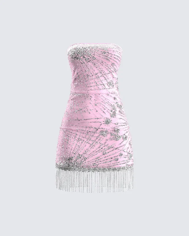 Seasonal Sale – Shop Now!Jocelyn Pink Sequin Mini Dress