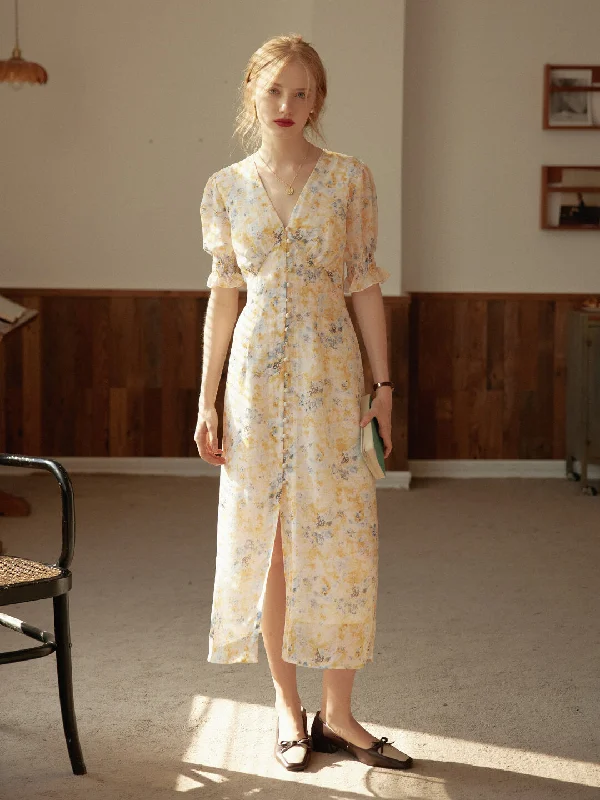 Get Ready to Save!Kora Floral Printed Maxi Dress
