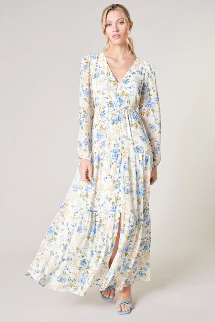 Get More, Spend Less – Shop Now!Luz Floral Maxi Dress