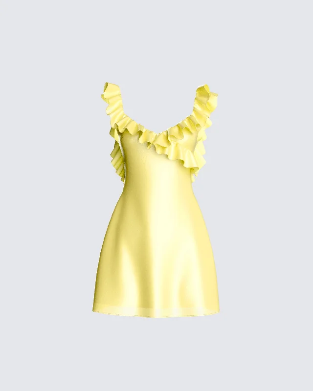 Shop Early, Save Big!Matilda Yellow Mini Dress